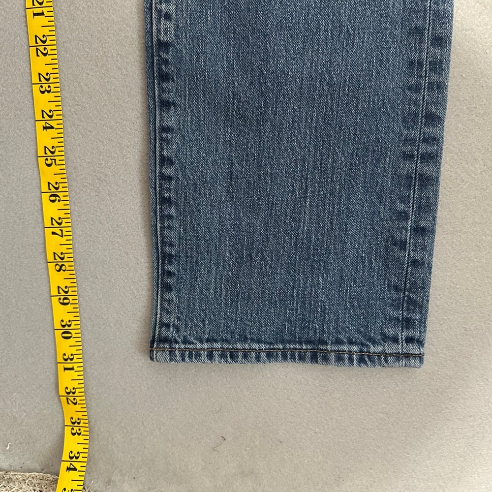 Brooks Brothers Mens Straight Fit Jeans Blue Medium Wash Stretch W36 L32 - Picture 5 of 6